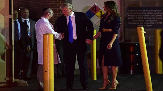 Donald Trump y su esposa visitaron a congresista herido de gravedad en tiroteo