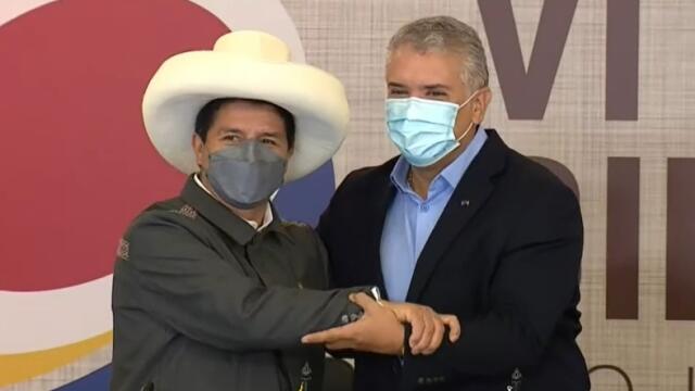 Presidentes de Colombia y Perú tuvieron primer encuentro en el VI Gabinete Binacional Presidentes de Colombia y Perú tuvieron primer encuentro en el VI Gabinete Binacional