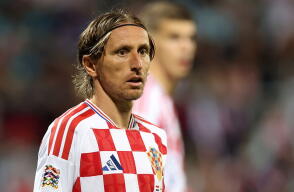 Luka Modric, capitán de la Selección de Croacia. 