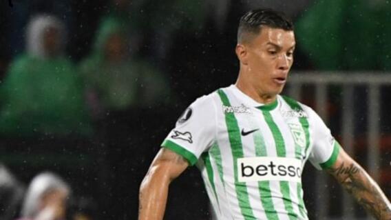 Matheus Uribe, volante de Atlético Nacional. 