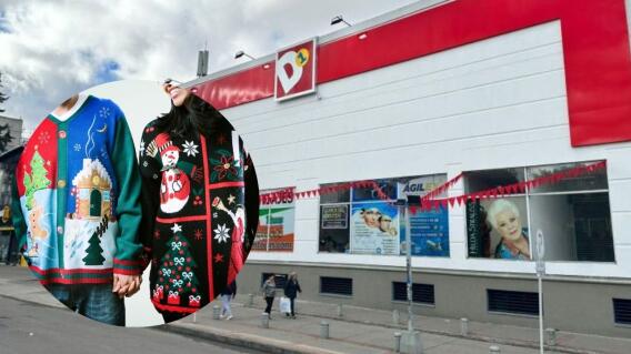 Sacos navideños en Tiendas D1 Sacos navideños en Tiendas D1