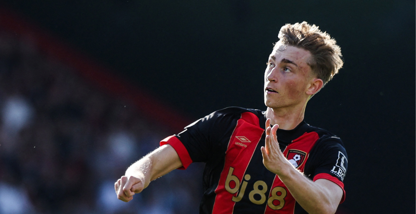 Dean Huijsen, defensa central que se convirtió en el nuevo fichaje del Real Madrid, proveniente del Bournemouth