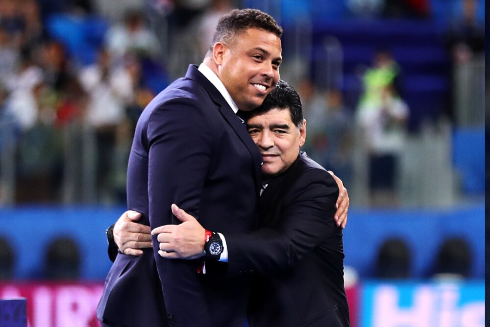 Ronaldo Nazario DIego Maradona 011220 Getty Images E.jpg