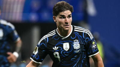 Julián Álvarez, delantero de Argentina y del Atlético de Madrid. 