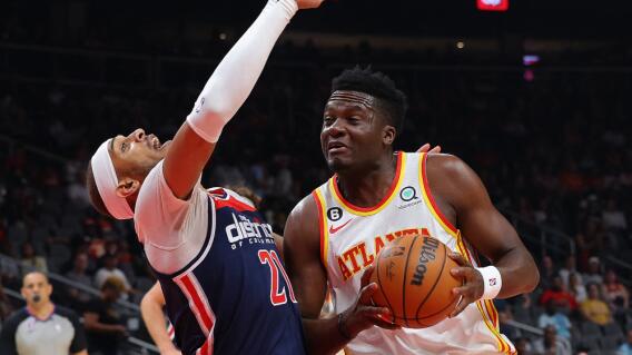 Clint Capela, jugador de Atlanta Hawks, en la NBA Clint Capela, jugador de Atlanta Hawks, en la NBA