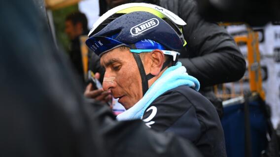 Nairo Quintana (Movistar Team), ciclista colombiano en el Giro de Italia 2024, tras la etapa 20 Nairo Quintana (Movistar Team), ciclista colombiano en el Giro de Italia 2024, tras la etapa 20