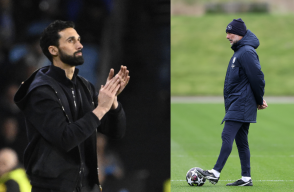 Álvaro Arboleda y  Pep Guardiola 