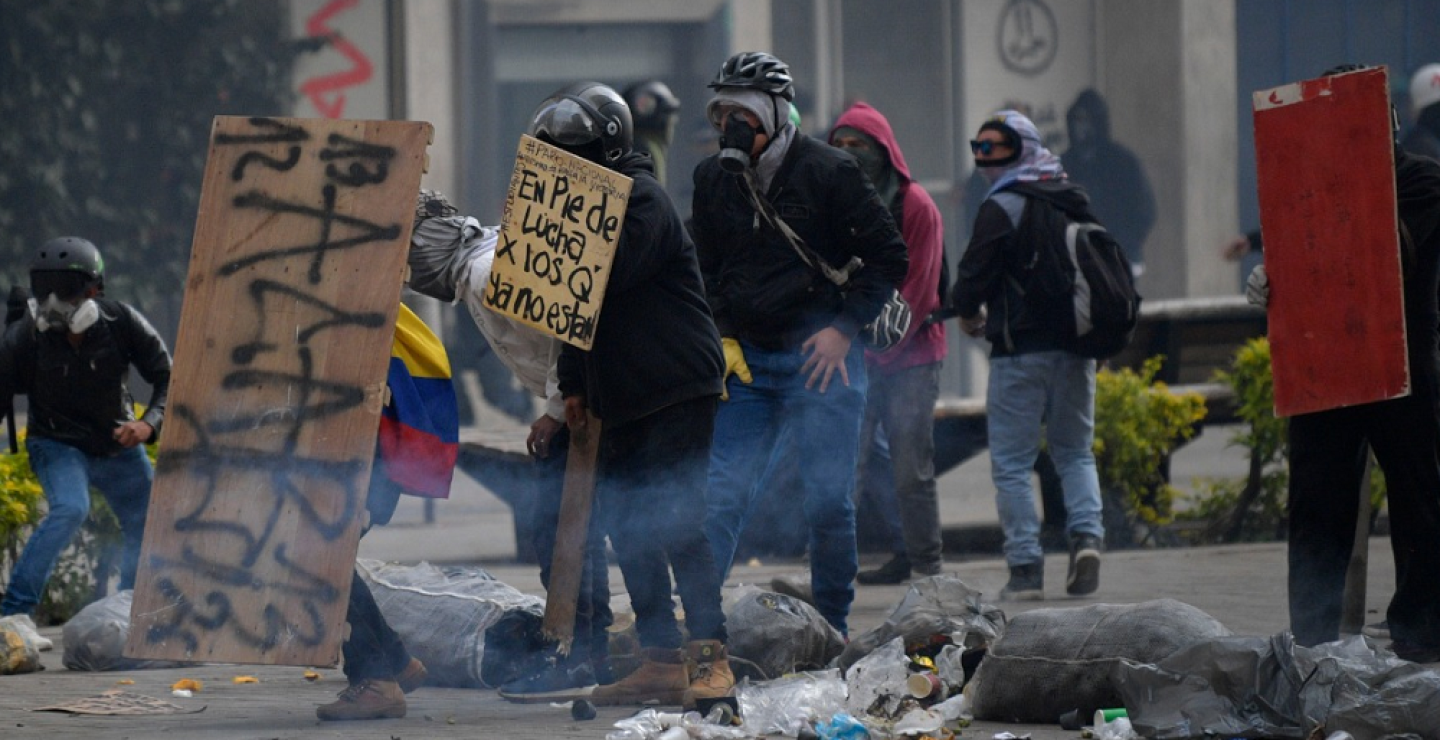 353285_BLU Radio. Protestas // Foto: AFP