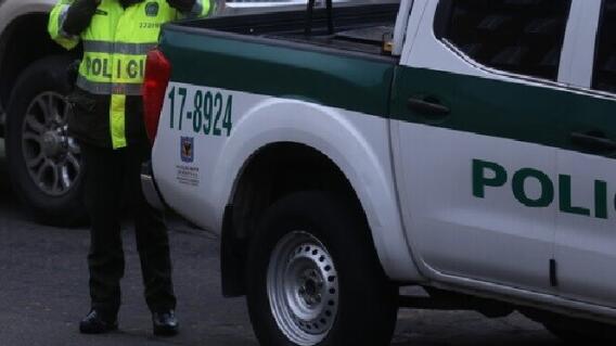 Patrulla de la El accidente en Bogotá se registró cerca al sector de Marsella, junto a la estación de Transmilenio de la avenida Américas con avenida Boyacá.