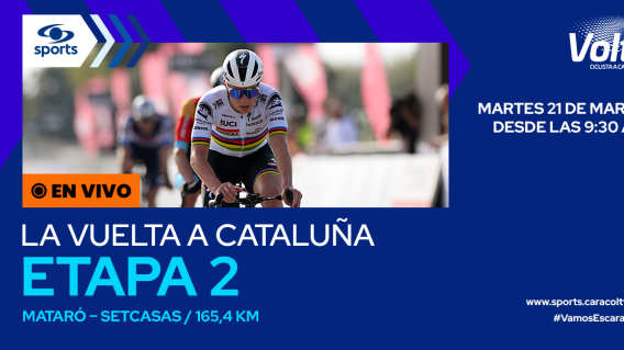 Etapa 2 de la Vuelta a Cataluña 2023 EN VIVO por Caracol Sports