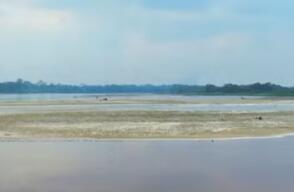 Problemas por bajo nivel del río Caquetá: agua se ha alejado de las orillas