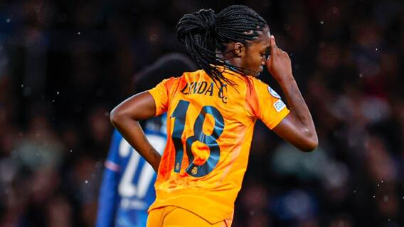 Linda Caicedo, jugadora del Real Madrid. Linda Caicedo, jugadora del Real Madrid.