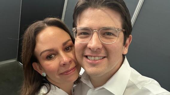 Miguel Uribe y su esposa Miguel Uribe y su esposa