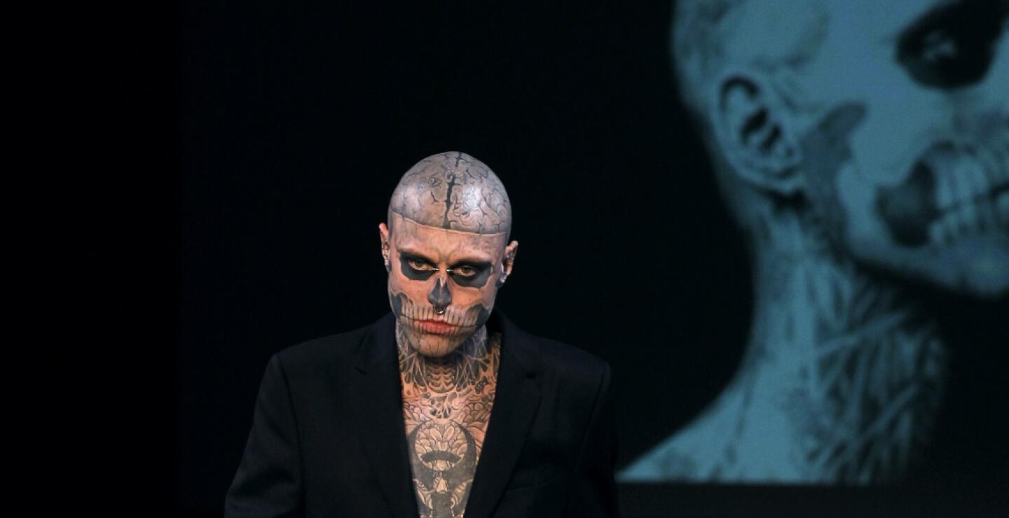 312493_BLU Radio. Rick Genest/ Foto: AFP