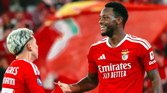 Jhon Durán, delantero del Benfica