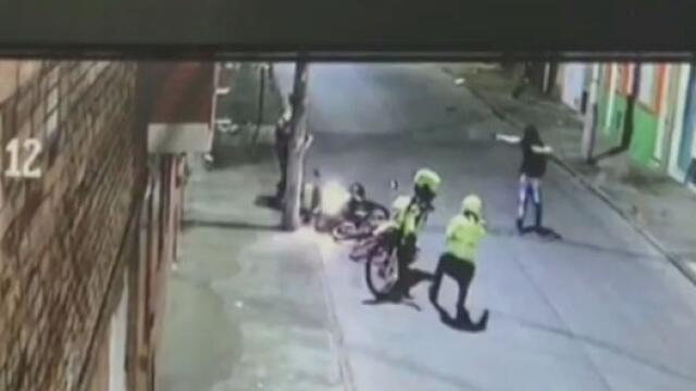 Lo sorprendieron violando la cuarentena y cogió a tiros a la Policía mientras intentaba volarse 