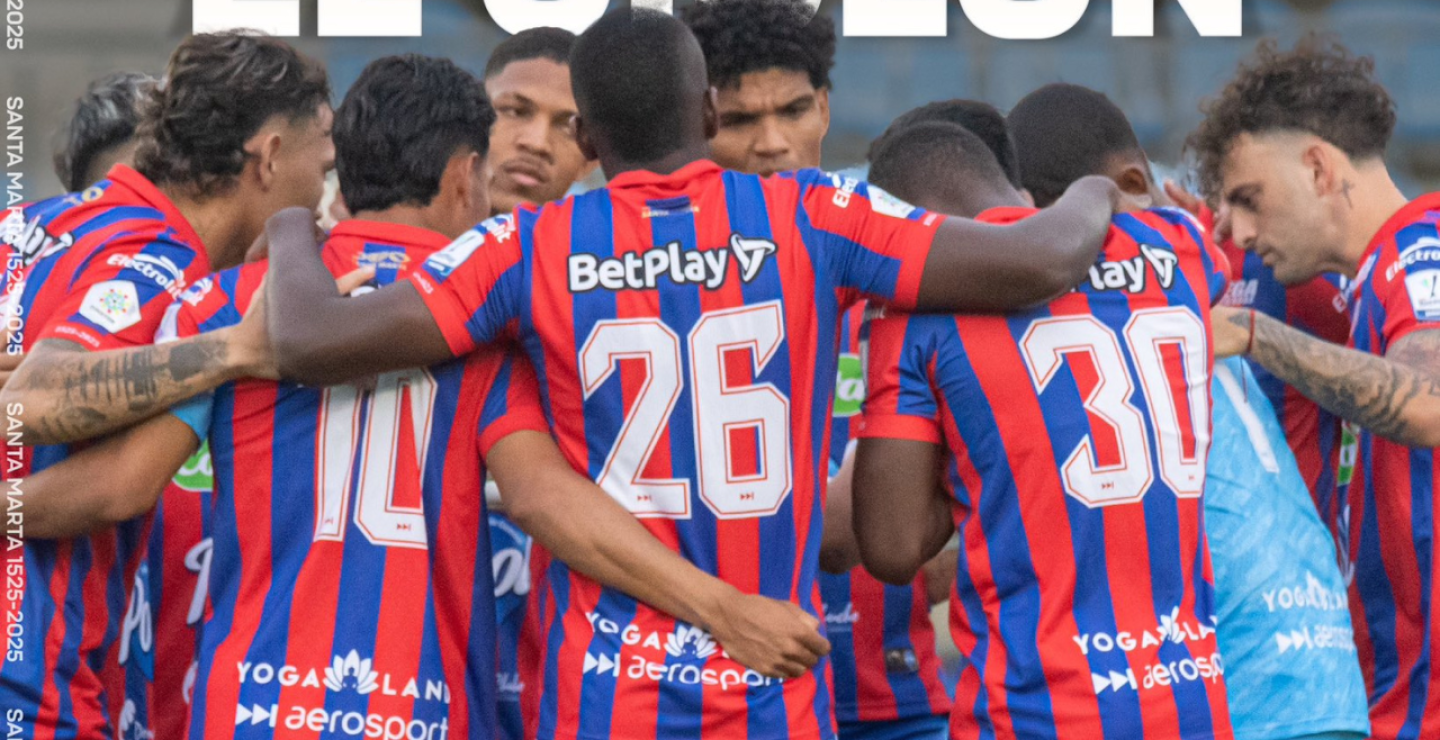 Jugadores de Unión Magdalena, en un partido de la Liga BetPlay I-2025