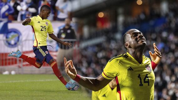 Yaser Asprilla y Jhon Jáder Durán, jóvenes priomesas del fútbol colombiano y selección nacional. Yaser Asprilla y Jhon Jáder Durán, jóvenes priomesas del fútbol colombiano y selección nacional.