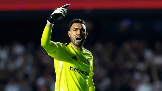 Álvaro Montero, arquero de Boca Juniors. 