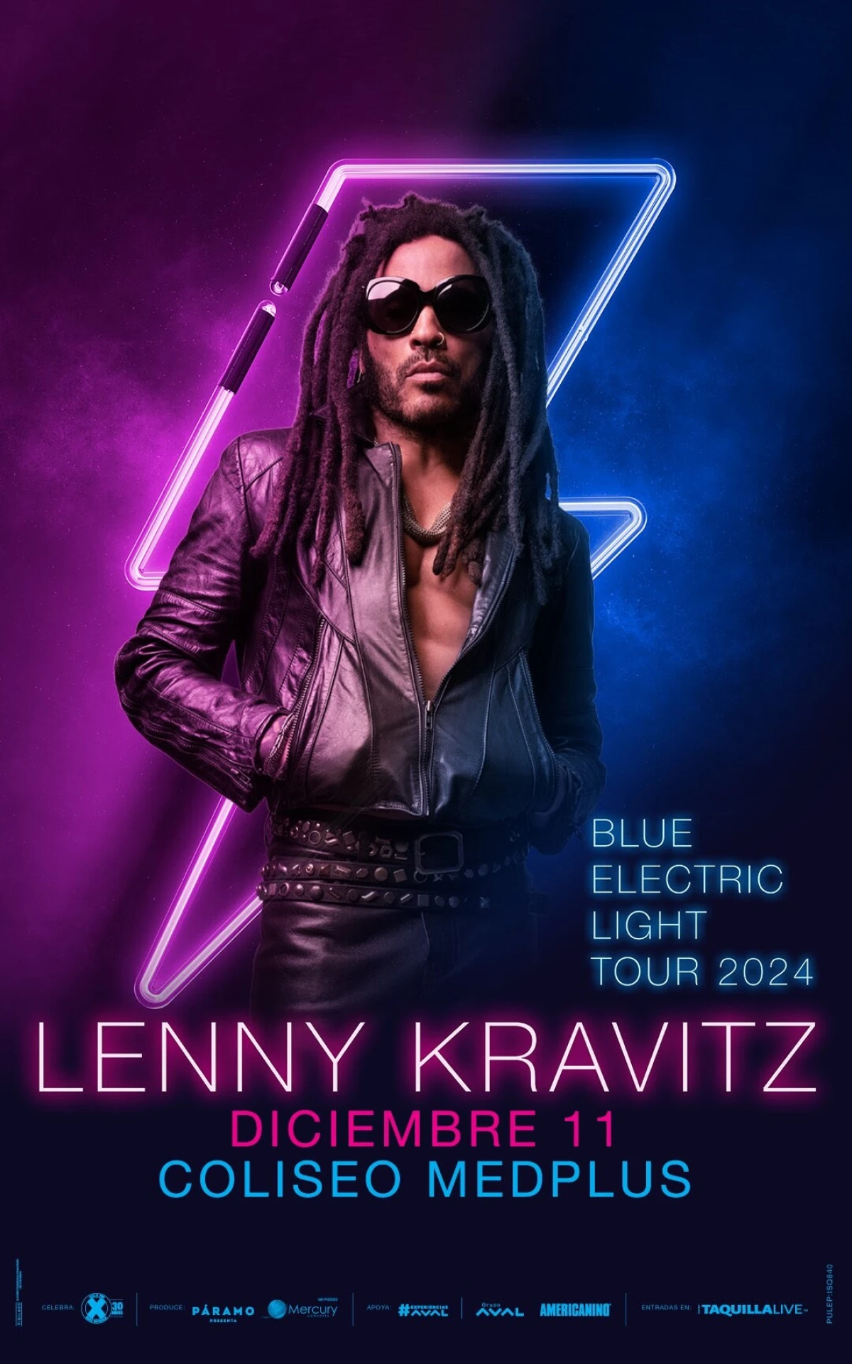 Lenny Kravitz vuelve a Bogotá: fecha, lugar y precios - Shock