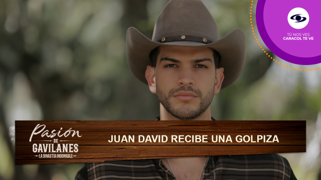 Juan David es golpeado por los trabajadores de Samuel en Pasión de Gavilanes. Juan David es golpeado por los trabajadores de Samuel en Pasión de Gavilanes.