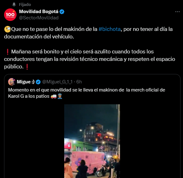 'Makinón' de Karol G tenía la tecnomecánica vencida.png