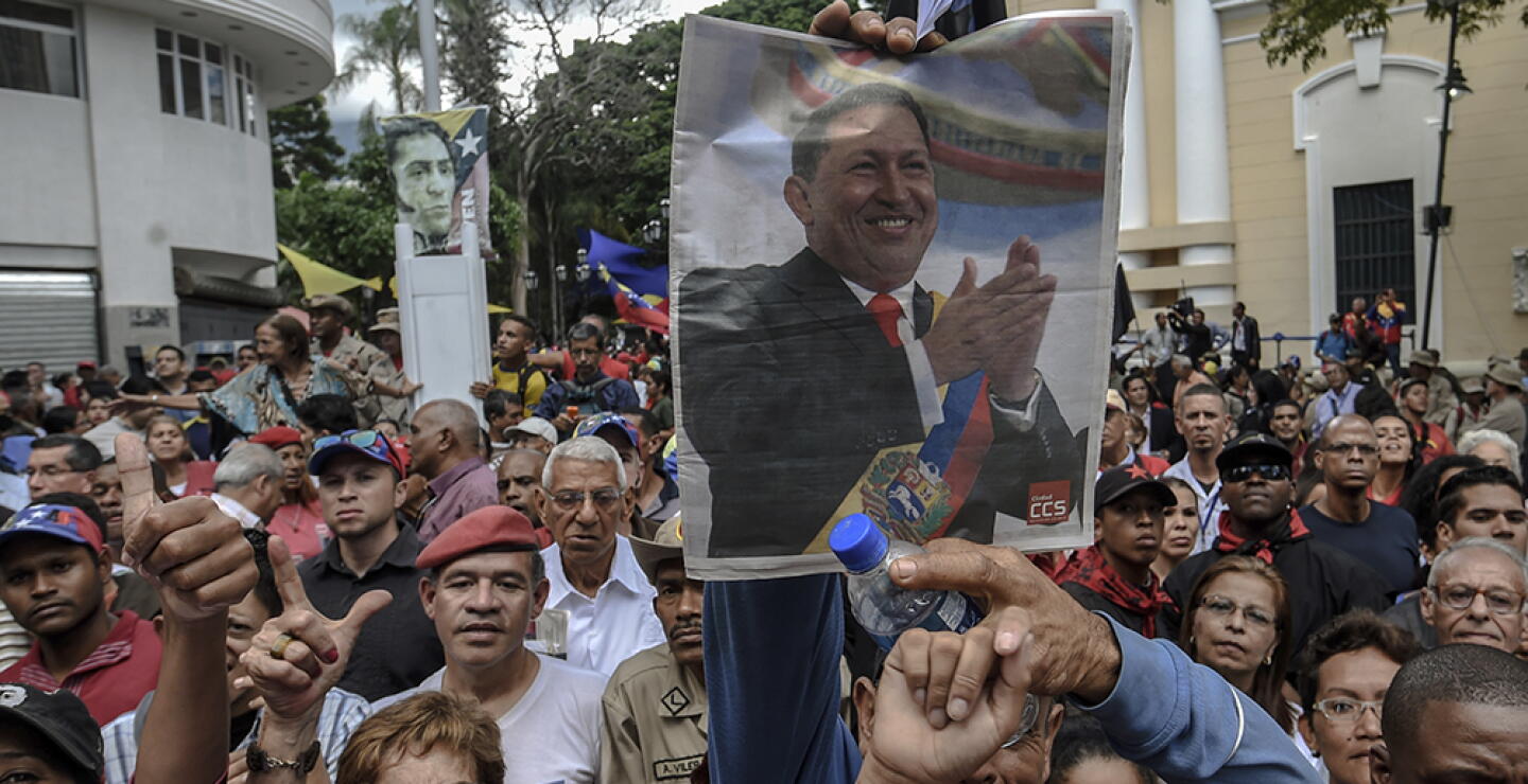 289096_Blu Radio. Chavismo. Foto: AFP
