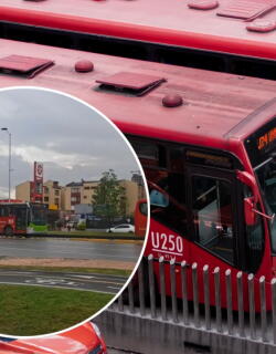 Siete estaciones de TransMilenio cerradas por manifestaciones en la Calle 26