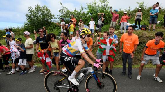 Esteban Chaves, corredor del EF-Education. Esteban Chaves, corredor del EF-Education.