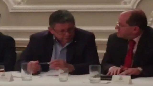 Imagen del día: Pablo Catatumbo en el Palacio de Nariño