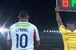 Luis Fernando Muriel hizo su debut con Junior de Barranquilla.