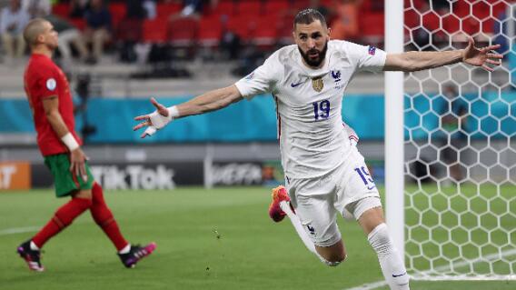Karim Benzema, en Portugal contra Francia Karim Benzema, en Portugal contra Francia