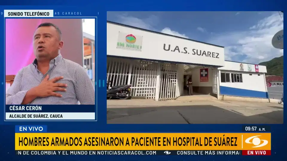 En el hospital de Suárez, Cauca: personal médico renuncia tras asesinato de un paciente.