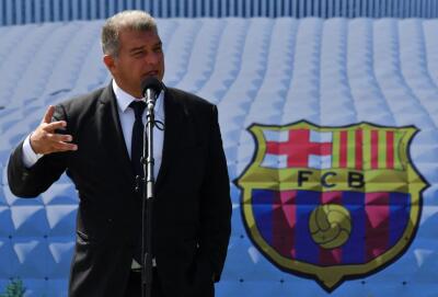 Joan Laporta, presidente del Barcelona FC.  Joan Laporta, presidente del Barcelona FC.