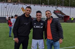 Robert Farah, Falcao García y Juan Sebastián Cabal.  Robert Farah, Falcao García y Juan Sebastián Cabal.