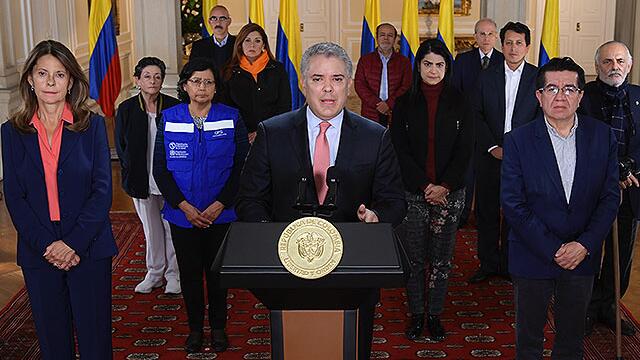 Duque ordena aislamiento obligatorio en toda Colombia del 24 de marzo al 13 de abril