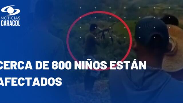 Población en Cauca fue usada como escudo humano por presuntos disidentes de las FARC Población en Cauca fue usada como escudo humano por presuntos disidentes de las FARC