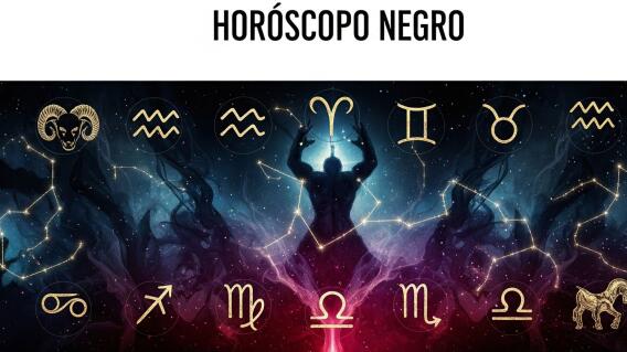 Imagen referencial del horóscopo negro Imagen referencial del horóscopo negro