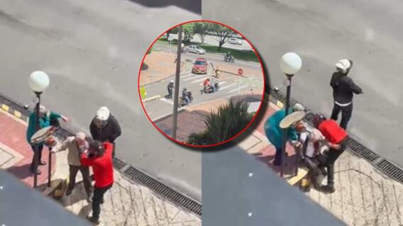 nuevo video de atraco a pareja de adultos mayores en Bogotá nuevo video de atraco a pareja de adultos mayores en Bogotá