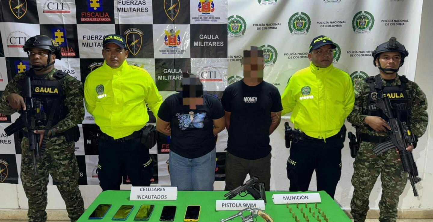 Capturan a presuntos cabecillas del Clan del Golfo señalados de cometer homicidios y extorsiones 