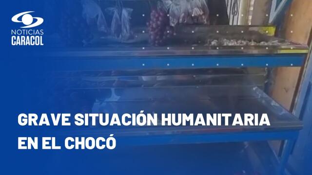 Confinamiento y escasez de comida ha dejado paro armado del ELN en el Chocó Confinamiento y escasez de comida ha dejado paro armado del ELN en el Chocó