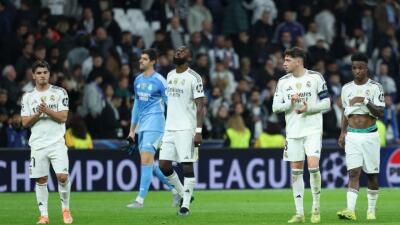 Real Madrid perdió con el Manchester City en la Champions League.