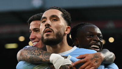 Manchester City le ganó a Liverpool, en Anfield, por la Premier League. 