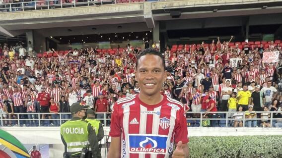 Carlos Bacca, futbolista del Junior de Barranquilla. Carlos Bacca, futbolista del Junior de Barranquilla.