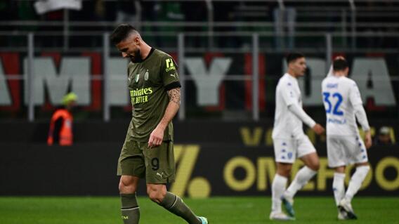 Milan no pudo con el Empoli, en juego de la Serie A. Milan no pudo con el Empoli, en juego de la Serie A.