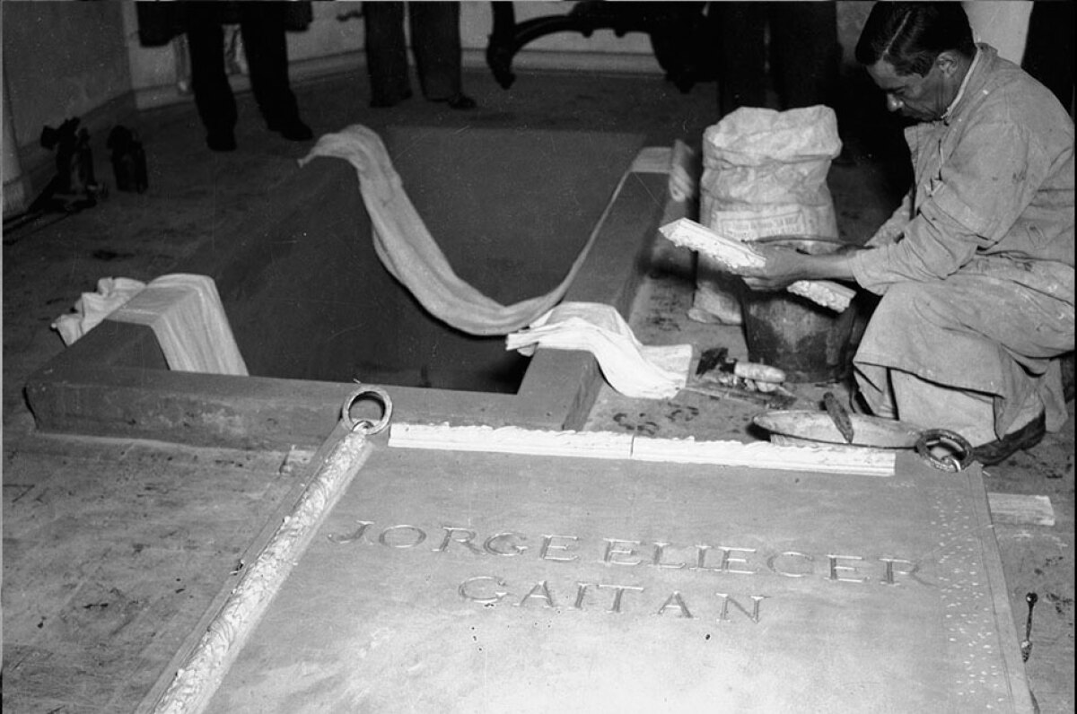 Los despojos de Gaitán están 'sembrados’ en uno de los patios del centro que en memoria del líder liberal fue construido en el barrio Teusaquillo y que sus descendientes denominan Metiseo.