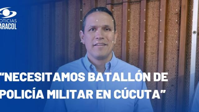 Crisis de seguridad en Cúcuta: alcalde pide al Gobierno un batallón de Policía Militar