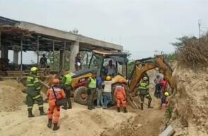 Padre e hijo murieron sepultados por alud de tierra mientras trabajaban