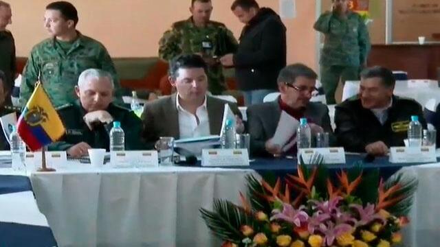 Plan conjunto entre Colombia y Ecuador busca pie de fuerza en puntos neurálgicos en la frontera Plan conjunto entre Colombia y Ecuador busca pie de fuerza en puntos neurálgicos en la frontera
