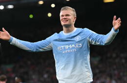 Erling Haaland, delantero y figura del Manchester City.